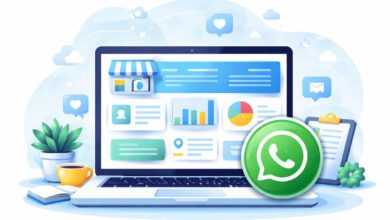 زر واتساب احترافي داخل موقع شركة لتحسين التواصل مع العملاء