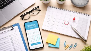 واجهة تنظيم وحجز المواعيد في موقع عمل محلي باستخدام ووردبريس