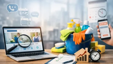 أفضل قالب ووردبريس لشركات التنظيف مع تصميم موقع وخيارات حجز وتواصل