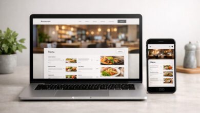 تصميم موقع مطعم احترافي على ووردبريس مع تجربة استخدام واضحة على الجوال