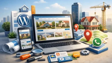 قالب ووردبريس لمواقع العقارات يعرض عقارات على موقع احترافي مع تصميم متجاوب