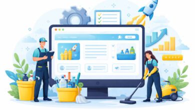 تصميم موقع شركة تنظيف يعرض الخدمات ويساعد على جذب طلبات العملاء