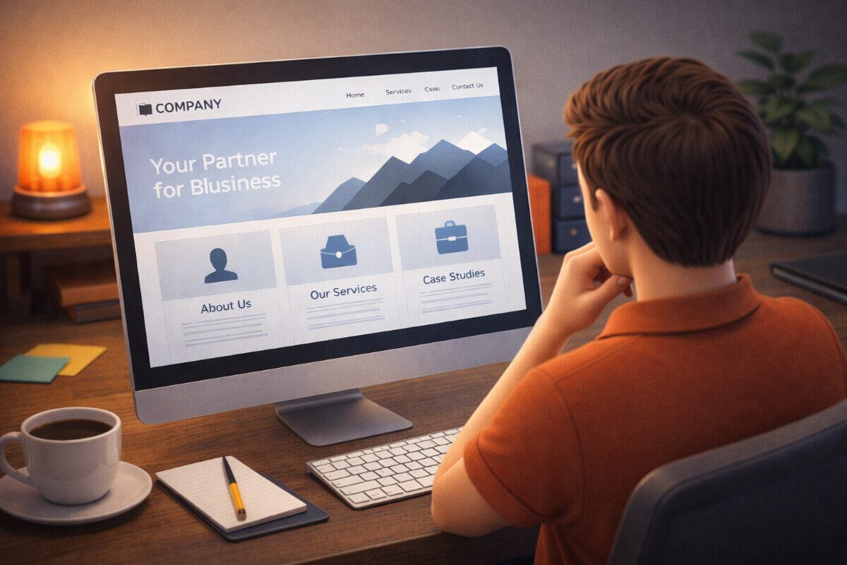 صاحب شركة يقيّم موقعه كأداة تدعم نمو العمل