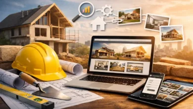 إنشاء موقع مقاول وتشطيبات باستخدام ووردبريس مع عرض مشاريع البناء والأدوات الهندسية