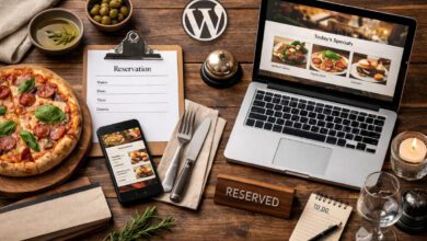 إنشاء موقع مطعم يعرض القائمة وينظم الحجوزات بشكل احترافي