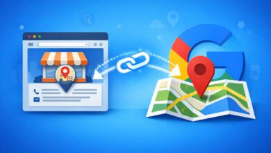 ربط موقع شركة بخرائط Google لتحسين الظهور المحلي