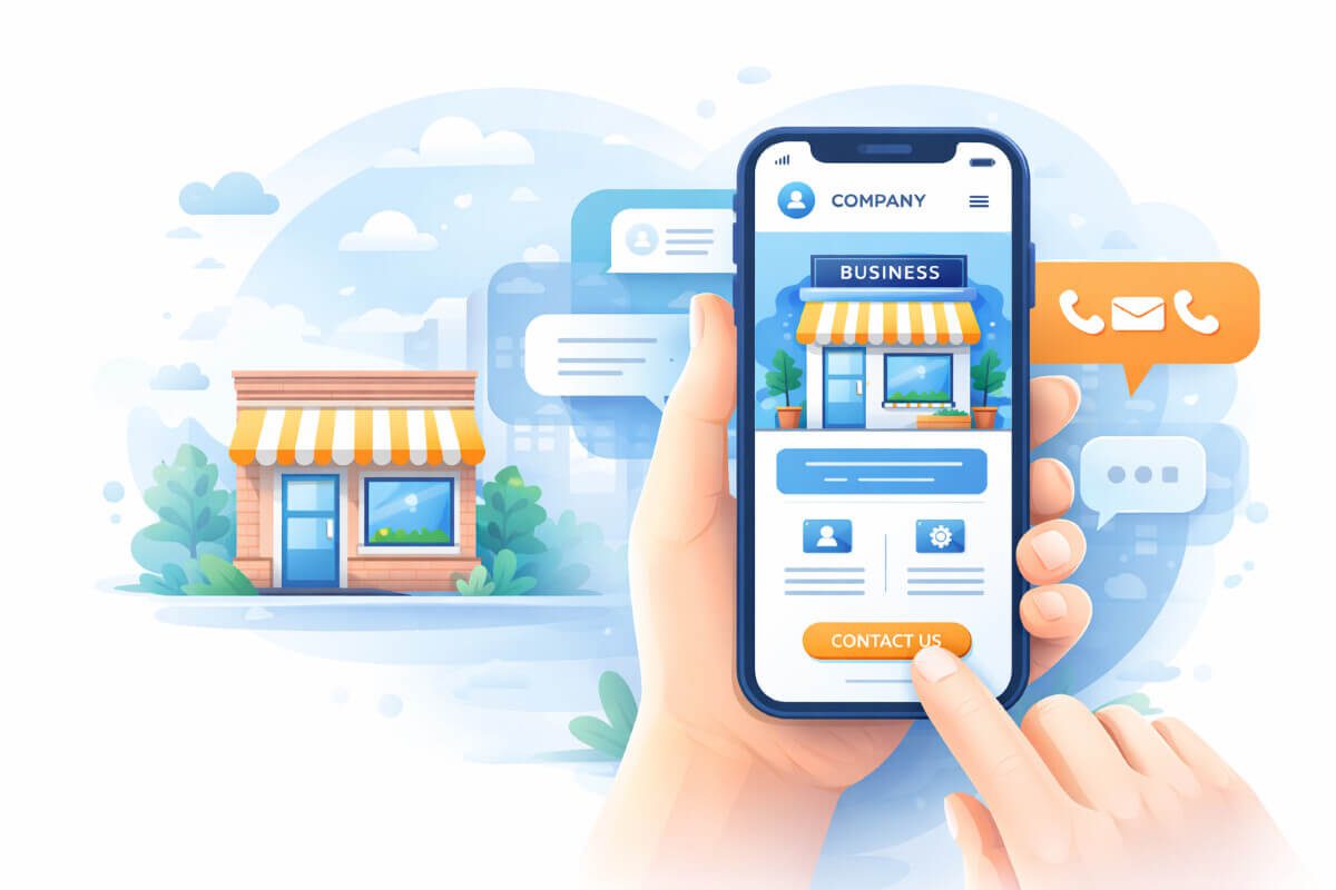 تفاعل العملاء مع موقع الشركة عبر الجوال واتخاذ قرار التواصل