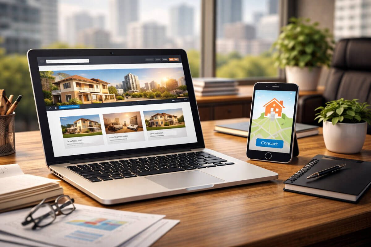 موقع مكتب عقاري يساعد على تحسين التواصل وجودة العملاء المحتملين