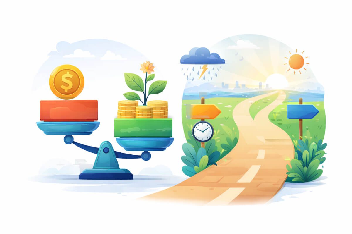 توضيح الفرق بين التركيز على التكلفة الحالية والقيمة طويلة المدى عند اتخاذ قرار موقع تجاري