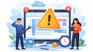 مشاكل الحجز في مواقع ووردبريس وتأثيرها على تنظيم المواعيد