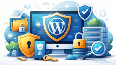 توضيح حماية مواقع ووردبريس الخاصة بالشركات وضمان أمان البيانات واستقرار الموقع