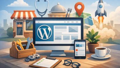 إعداد موقع ووردبريس جاهز للعمل للأعمال المحلية بدون تعقيد تقني