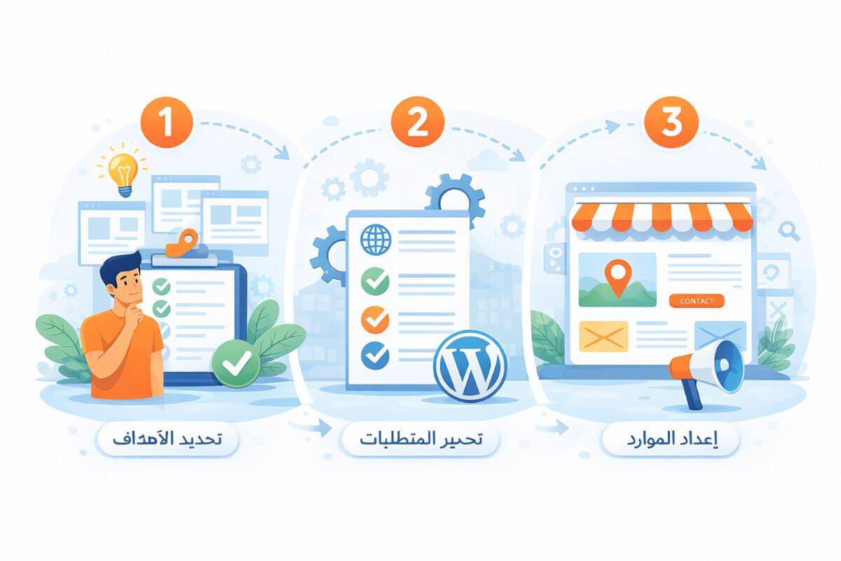 التحضير قبل إنشاء موقع عمل محلي باستخدام ووردبريس